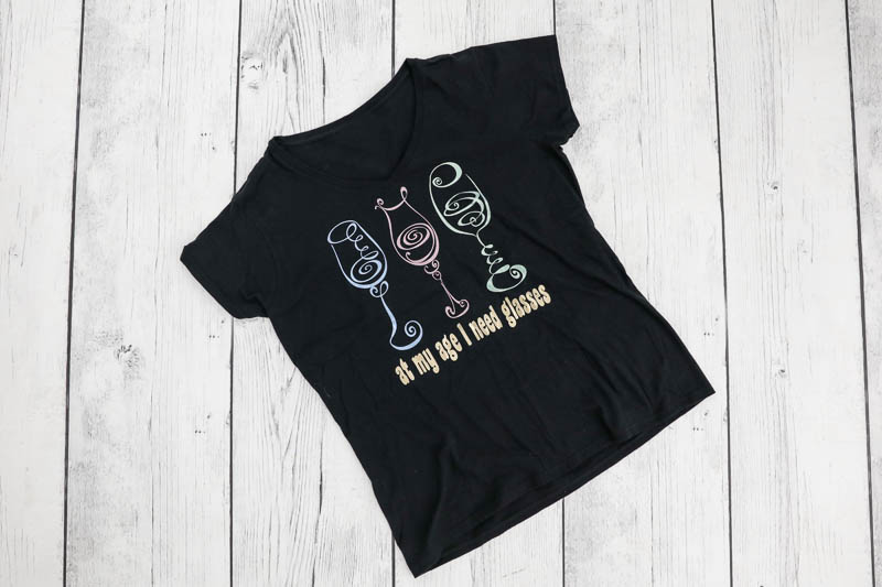 Custom Metallic Glaze T-Shirt